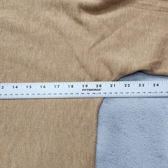 INC International Concepts Sweater Womens M Tan Wool Blend High Low Pullover - Picture 6 of 8